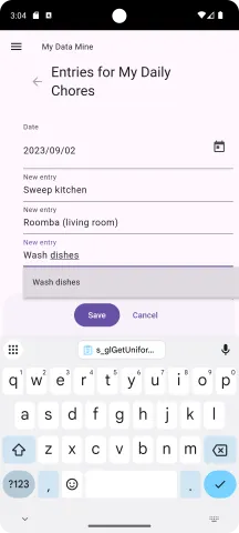 Add new chore options and reuse sweep kitchen