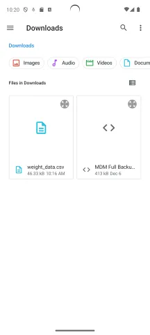 Select a csv file