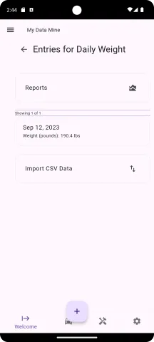 The new data is added